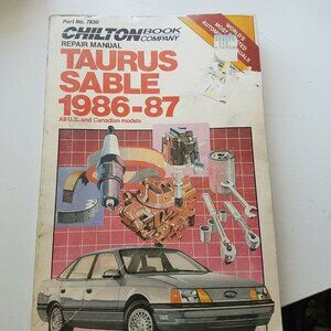 Book 1986-87  Chilton's Repair Manual Taurus Sable   # 7830